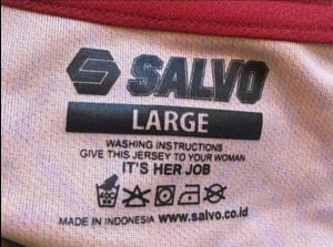 washing sports clothes