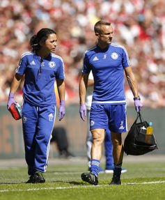 Eva Carneiro (left) is suing her former employer, Chelsea Football Club. Reuters