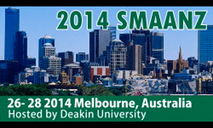 Call for Papers: SMAANZ 20th Anniversary Conference, Nov. 26–28, 2014