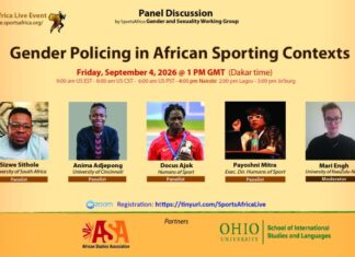 Call for Participation | Gender Policing in African Sporting Contexts | Zoom webinar, September 4, 2026